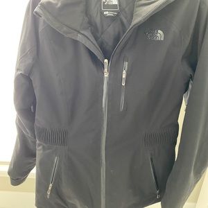 North face winter jacket m black